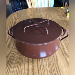 Vintage Dansk Brown Dutch Oven